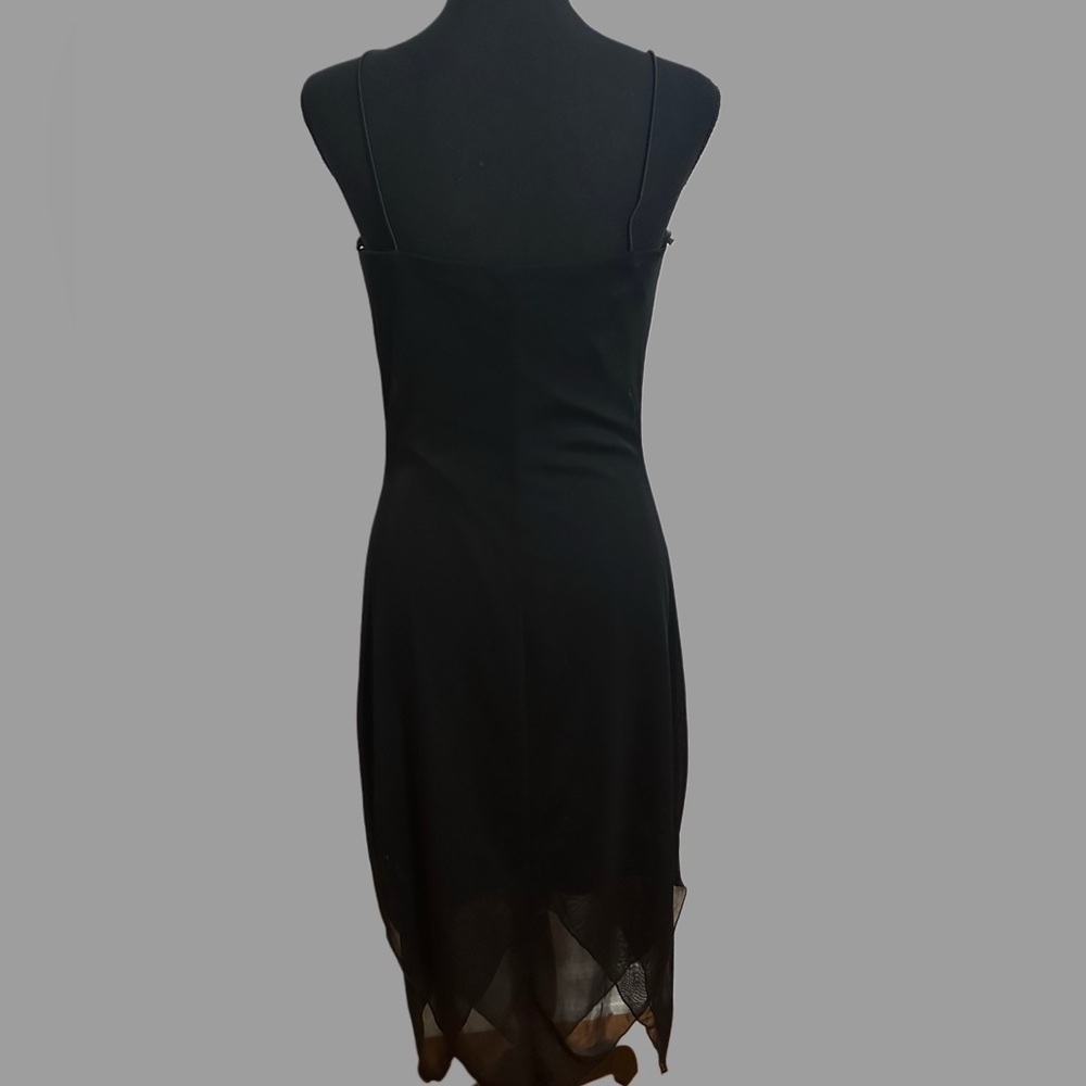 Elegant Vintage Y2k Black Evening Dress - Picture 3 of 3
